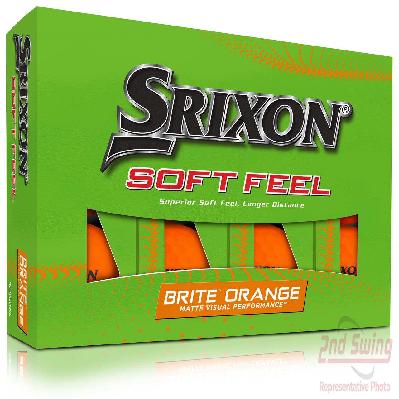 Srixon Soft Feel Brite Orange 13 Golf Balls